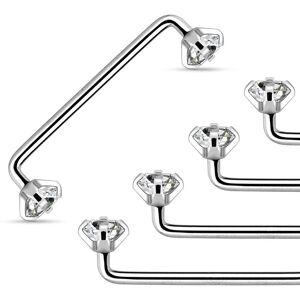 Piercing Street Piercing agrafe pierre zirconium - Argente