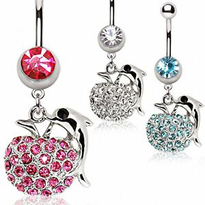 Piercing Street Piercing nombril pomme dauphin -