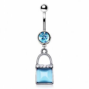 Piercing Street Piercing nombril cadenas oeil de chat - Argente