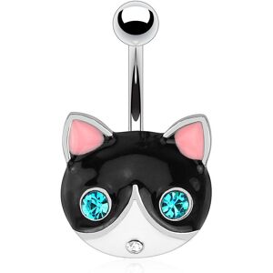 Piercing Street Piercing nombril tete de chat - Argente