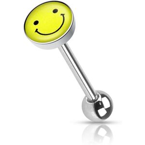 Piercing Street Piercing langue smiley - Argente