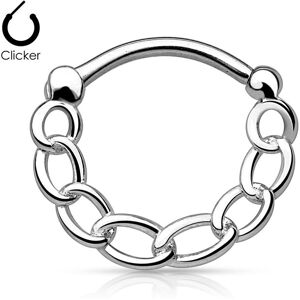 Piercing Street Piercing septum chaines argente - Argente