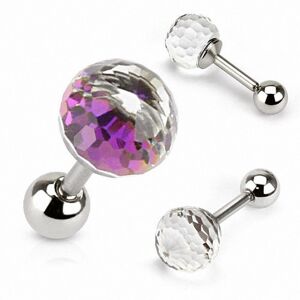 Piercing Street Piercing oreille cartilage helix boule de crystal - Argente