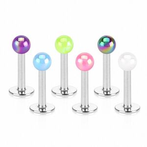 Piercing Street Piercing oreille levre boule metallisee - Argente