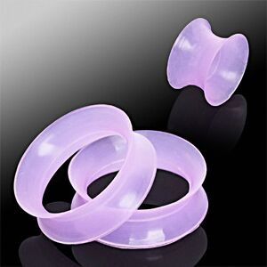Piercing Street Piercing tunnel silicone violet ultra fin - Violet