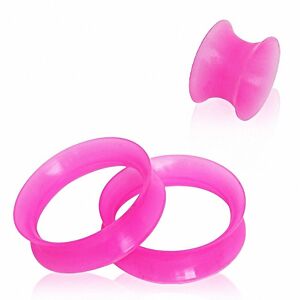 Piercing Street Piercing tunnel silicone rose ultra fin - Rose