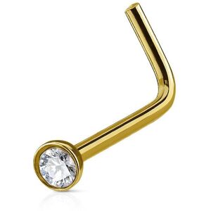 Piercing Street Piercing nez tige L dore crystal - Dore