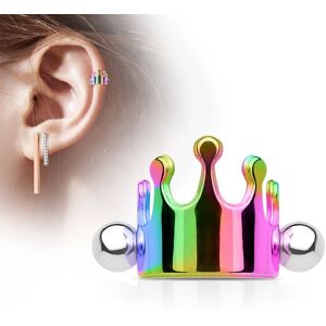 Piercing Street Piercing Oreille Helix Cartilage Manchette Couronne Multicolore - Multicolore