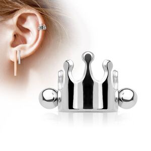 Piercing Street Piercing Oreille Helix Cartilage Manchette Couronne Argentee - Argente