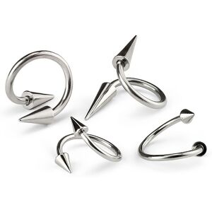 Piercing Street Piercing oreille Spirale Spikes - Argente