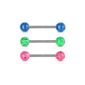 Piercing Street Piercing langue taches - Multicolore