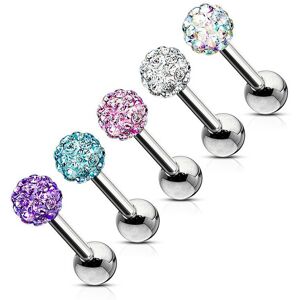 Piercing Street Piercing oreille Cartilage Crystal Ferido - Argente