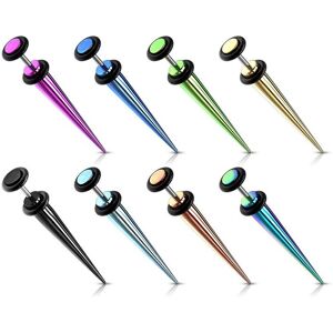 Piercing Street Faux Piercing Ecarteur Oreille en Titane anodise -