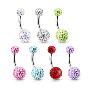 Piercing Street Piercing nombril Crystal Ferido Gloss - Argente