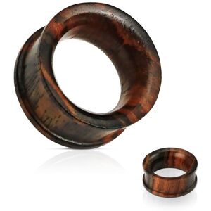 Piercing Street Piercing tunnel oreille en bois de sono concave - Marron