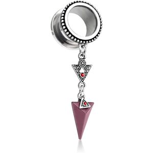 Piercing Street Piercing tunnel oreille pendentif fleche tribale - Argente