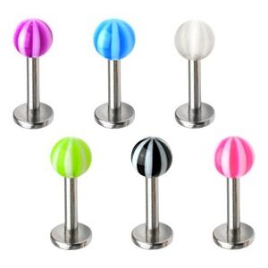 Piercing Street Piercing oreille labret candy - Argente