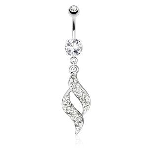 Piercing Street Piercing nombril tourbillon - Argente