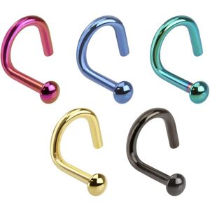 Piercing Street Piercing nez courbe dôme -