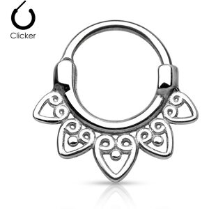 Piercing Street Piercing septum eventail tribal -