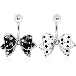 Piercing Street Piercing nombril noeud a pois -