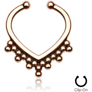 Piercing Street Faux piercing septum perles -