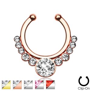 Piercing Street Faux piercing septum helios -