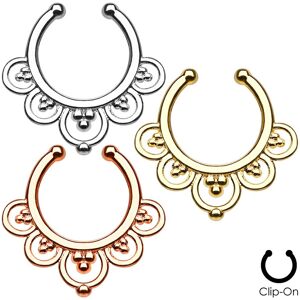 Piercing Street Faux piercing septum petales -