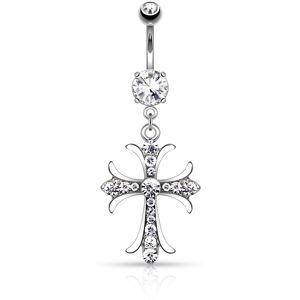 Piercing Street Piercing nombril croix celtique - Argente