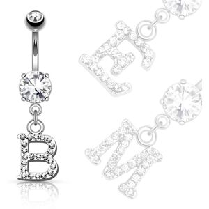 Piercing Street Piercing nombril initiale strass -