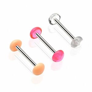 Piercing Street Piercing langue demi boule - Multicolore