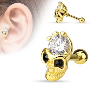 Piercing Street Piercing oreille cartilage plaque or crane - Dore