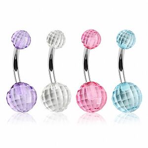 Piercing Street Piercing nombril Disco Ball - Multicolore