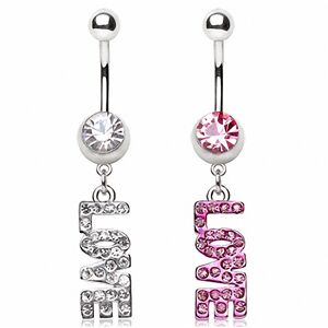 Piercing Street Piercing nombril love - Argente