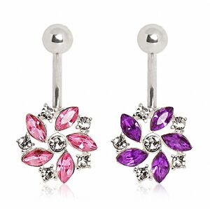 Piercing Street Piercing nombril fleur fantaisie -