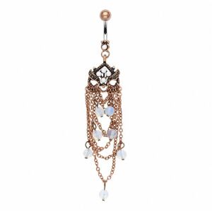 Piercing Street Piercing nombril vintage chandelier - Argente