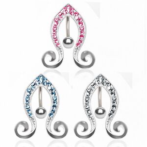 Piercing Street Piercing nombril inverse courbes -