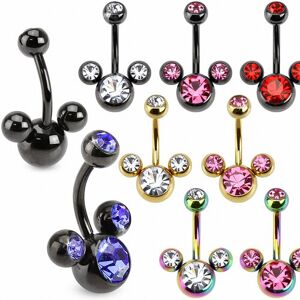 Piercing Street Piercing nombril 3 bulles -