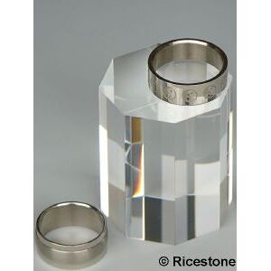 Ricestone 2c) Support Volume acrylique Octogonal Ø=40mm, H=50mm