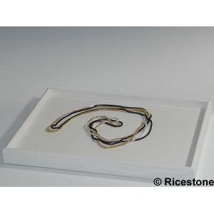 Ricestone 1g) Plateau de presentation 25x35 cm vide pour objets ou bijoux.