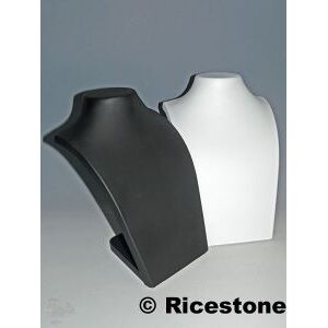 Ricestone 4e) Buste thermo-formé, Présentoir pour colliers H=22cm