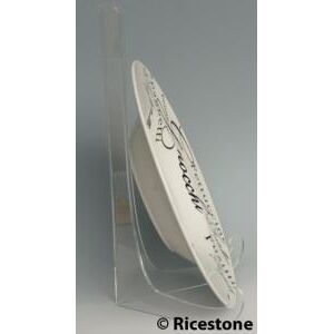 Ricestone 51e) Chevalet acrylique grand (30 cm), presentoir plat profond.