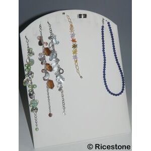 Ricestone 7b) Plateau presentoir vertical pour 12x bracelets ou chaîne.