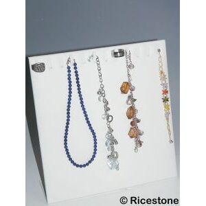 Ricestone 7a) Plateau presentoir vertical pour bracelets ou chaîne.