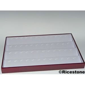 Ricestone 6a) Plateau 24x35 cm 48 pendentifs.