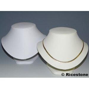 Ricestone 6b) Buste pour collier, Présentoir porte-bijoux, H=15 cm