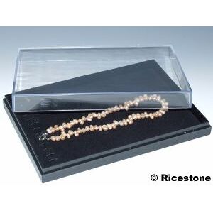 Ricestone 4) Coffret plastique pour presenter 13 bracelets 18 x 25 cm.