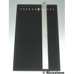 Ricestone 4a) Plateau 20x33 cm de bijouterie pour 16x bracelets ou chaînettes.