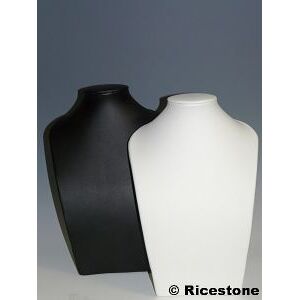 Ricestone 7c) Grand buste déco-vitrine Hauteur 32 cm pour collier et sautoir.