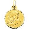 Orféva Médaille Agneau de Dieu ciselée Or jaune